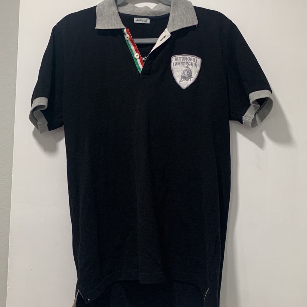 Lamborghini Polo Shirt Men’s Polo Shirt/100% Cotton
